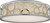 Satco | 62-988R1 | 15 in. Filigree LED Decor Flush Mount Fixture Polished Nickel Finish