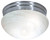 Satco | SF76-674 | 2 Light 10" Flush Mount Medium Alabaster Mushroom Brushed Nickel