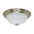 Satco | 60-197 | 2 Light 11" Flush Mount Alabaster Glass