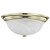 Satco | 60-215 | 3 Light 15" Flush Mount Alabaster Glass