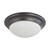 Satco | 60-3177 | 3 Light 17 in. Flush Mount Twist & Lock Frosted White Glass