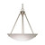 Satco | 60-370 | 3 Light 23 in. Pendant Alabaster Glass Bowl