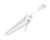 Satco | 62-927 | 34 Watt 3 Foot LED Shop Light with Pull Chain White Finish