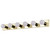 Satco | SF77-190 | 6 Light 36" Vanity Strip Polished Brass Finish