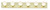 Satco | SF77-190 | 6 Light 36" Vanity Strip Polished Brass Finish