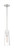 Satco | 60-6870 | Alondra 1 Light Mini Pendant Polished Nickel/Clear Glass