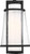 Satco 60-6602 | Anau; 1 Light; Medium Lantern; Matte Black Finish with Etched Opal/Clear Glass