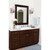Satco | 60-6961 | Arabel 1 Light Vanity Brushed Nickel and Nutmeg Wood Finish
