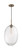 Satco 60-7018 | Aria; 1 Light; Large Pendant Fixture; Burnished Brass Finish with Clear Seeded Glass