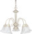 Satco | 60-187 | Ballerina 5 Light 24 in. Chandelier with Alabaster Glass