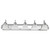 SATCO | 60-319 | Ballerina 5 Light 36 in. Vanity Alabaster Glass Bell Shades