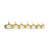 Satco | 60-293 | Ballerina 7 Light 48 in. Vanity Alabaster Glass Bell Shades