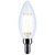 Satco | S11383 | 8W C11 LED Clear Candelabra 2700K 90 CRI 760 Lumens