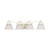 Satco | 60-355 | Empire 4 Light 29 in. Vanity with Alabaster Glass