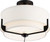 Satco | 60-6545 | Frankie 3 Light Semi-Flush Aged Bronze