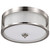 Satco | 60-4691 | Fusion 3 Light Flush Dome Fixture with Frosted Glass