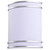 Satco | 62-1645 | Glamour LED 9" Wall Sconce Brushed Nickel CCT 3K/4K/5K
