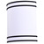 Satco | 62-1745 | Glamour LED Wall Sconce Black CCT 3K/4K/5K