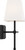 Satco | 60-6709 | Highline 1 Light Vanity Aged Bronze Finish White Linen Shade