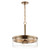 Satco | 60-7530 | Intersection Pendant Burnished Brass/Clear Glass