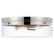 Satco | 60-7638 | Intersection Large Flush Mount Fixture Polished Nickel