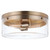 Satco | 60-7536 | Intersection Small Flush Mount Fixture Burnished Brass