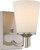 Satco | 60-5821 | Laguna 1 Light Vanity White Glass