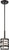 Satco | 60-6432 | Lansing 1 Light Mini Pendant Etched Opal Glass