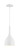 Satco | 60-7096 | Bellcap 1 Light Small Pendant Matte White