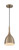 Satco | 60-7076 | Bellcap 1 Light Small Pendant Burnished Brass