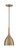Satco | 60-7076 | Bellcap 1 Light Small Pendant Burnished Brass
