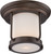 Satco | 62-633 | Bethany LED Outdoor Flush Fixture with Satin White Glass