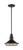 Satco 60-7043 | Blue Harbor; 1 Light; Small Pendant Fixture; Dark Bronze Finish with Gold Accents