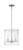 Satco | 60-7187 | Bransel 3 Light Pendant Brushed Nickel Seeded Glass