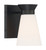 Satco | 60-7311 | Caleta 1 Light Wall Sconce Black Frosted Cylindrical Glass