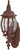 Satco | 60-886 | Central Park 1-Light 20" Wall Lantern Clear Beveled Glass