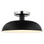 Satco | 60-7492 | Colony 1 Light Small Semi-Flush Matte Black