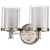 Satco | 60-4642 | Decker 2 Light Vanity Fixture with Clear and Frosted