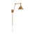 Satco | 60-7361 | Delancey Swing Arm Lamp Burnished Brass
