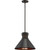 Satco 62-857 | Doral; Large LED Pendant; Dark Bronze / Copper Accent Finish