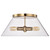 Satco | 60-7422 | Dover 3 Light Large Flush Mount Vintage Brass