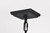 Satco | 60-7377 | Sullivan Outdoor 16" Hanging Light Matte Black Clear Seeded