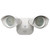 Satco | 65-216 | LED Security Light Dual Head White Finish