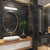 Satco | 62-1592 | Lena LED Vanity Brushed Brass Striped Lens