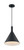 Satco | 60-7128 | Lightcap 1 Light Large Pendant Matte Black