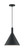 Satco | 60-7128 | Lightcap 1 Light Large Pendant Matte Black