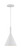 Satco | 60-7137 | Lightcap 1 Light Small Pendant Matte White