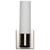 Satco | 62-2934 | Link LED Tube Wall Sconce White Glass Brushed Nickel