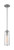 Satco | 60-7140 | Marina 1 Light Mini Pendant Brushed Nickel/Clear Glass