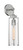 Satco | 60-7141 | Marina 1 Light Wall Sconce Brushed Nickel Clear Glass